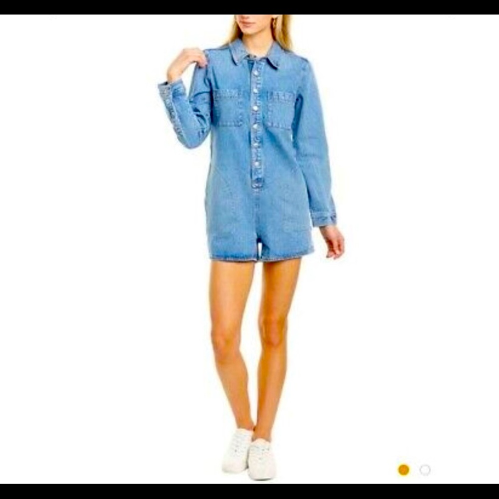 NWT Cute Madewell Denim Romper X-Small